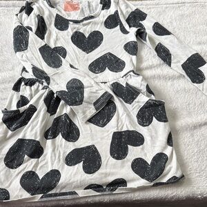 Cat & Jack Gray and Black Dress